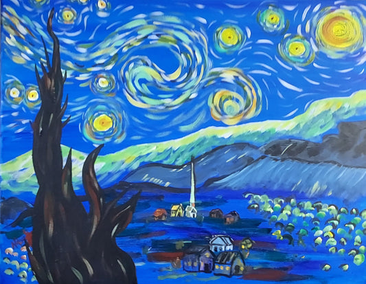 "Starry Night" DIY Art Kit