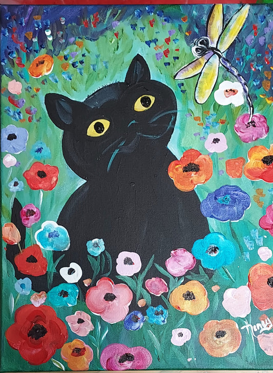 "Dragonfly Fan" DIY Art Kit