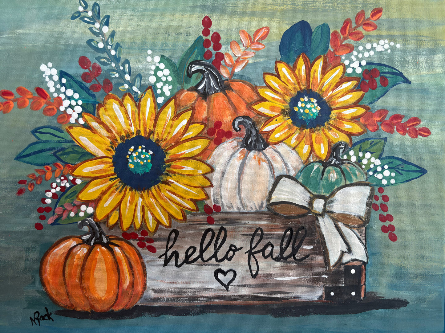 "Hello Fall" Paint Party on Thursday, August 13th at 6:30pm at Eagle Creek Golf Club & Grill
