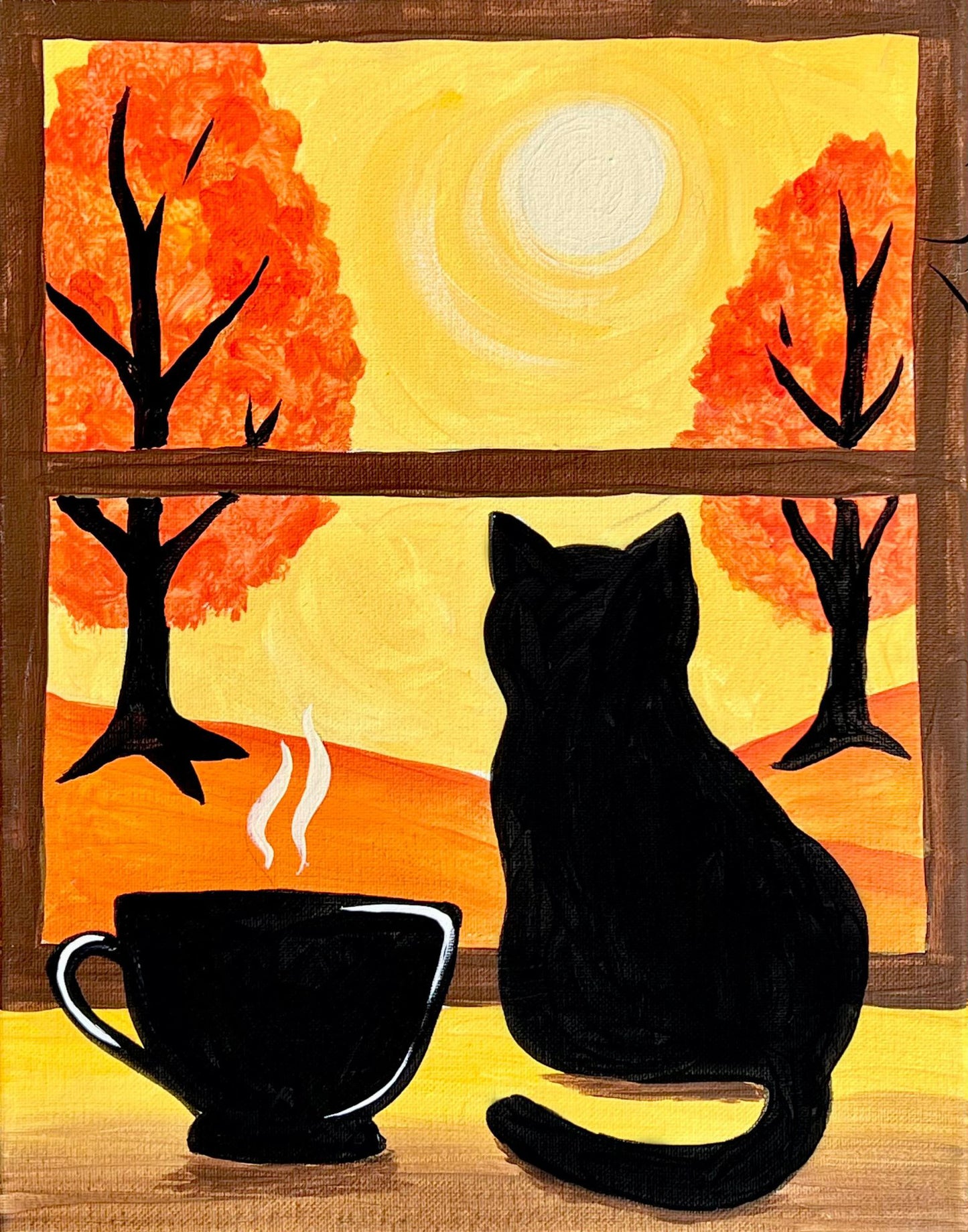 "Morning Meow" DIY Art Kit
