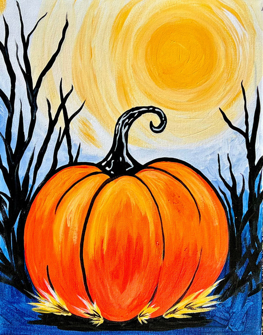 "Pumpkin Glow" DIY Art Kit