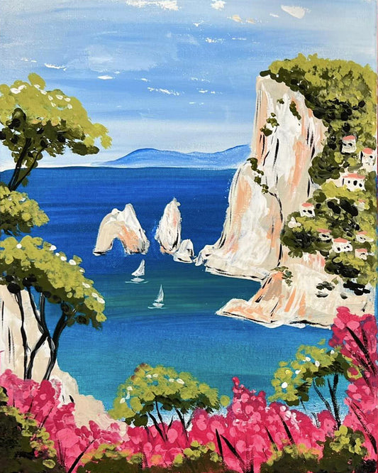 "Meet me in Capri" DIY Art Kit