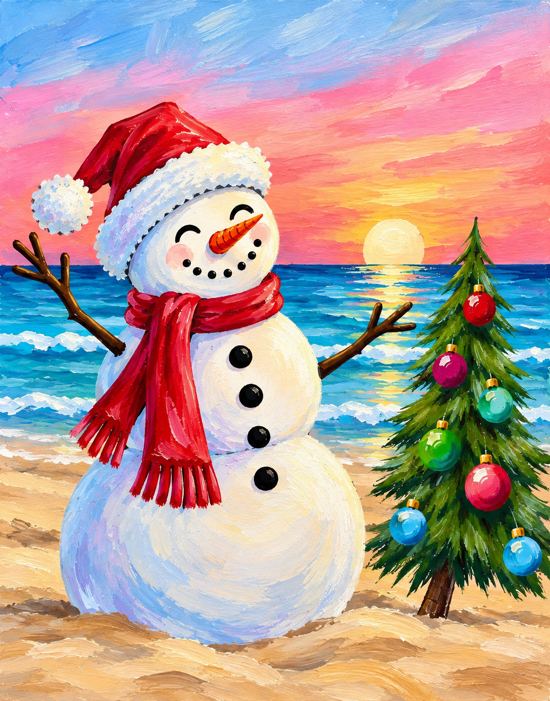 "Barefoot Frosty" Paint & Sip at Barefoot Bernie's: Tuesday, November 10 at 6pm