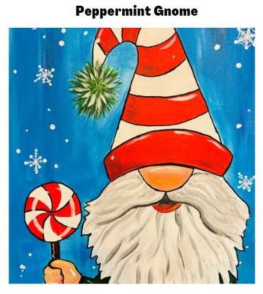 "Peppermint Gnome" DIY Art Kit