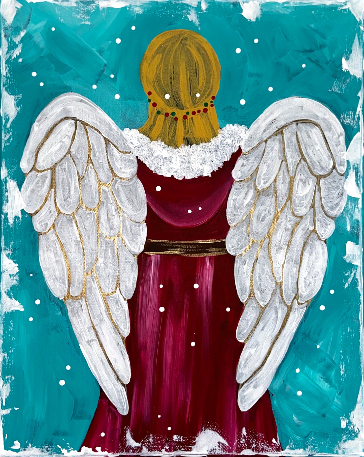 "Winter Angel" DIY Art Kit