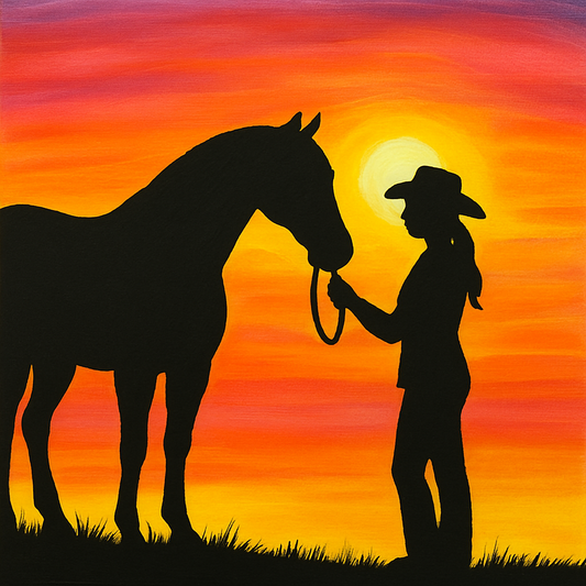 "Sunset Companions" DIY Art Kit