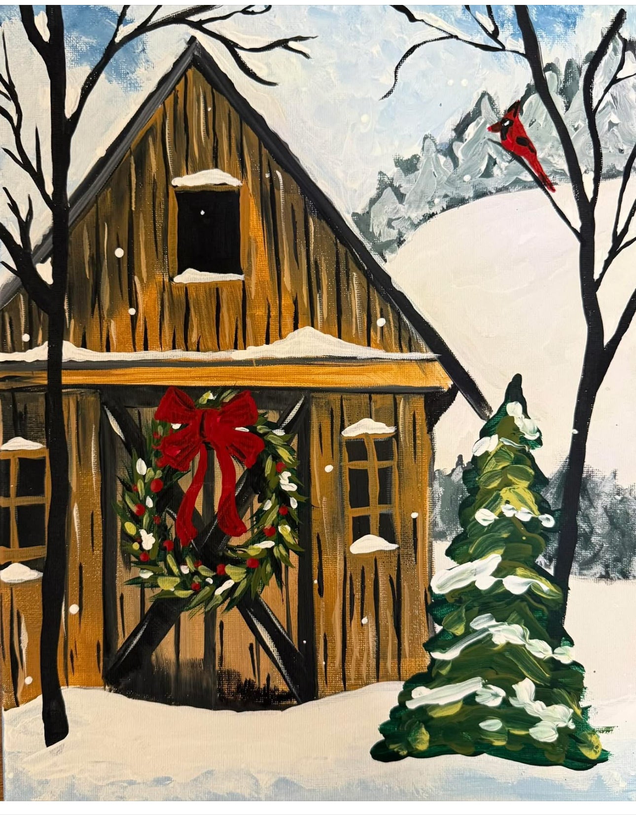 "A Cozy Winter" DIY Art Kit