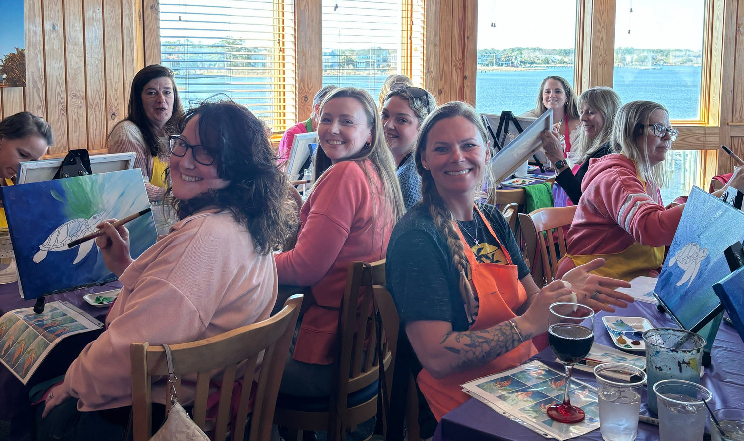 paint party in Outer Banks, NC
