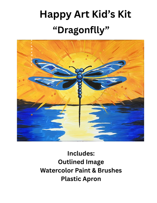 DIY Kids Art Kit "Dragonfly"