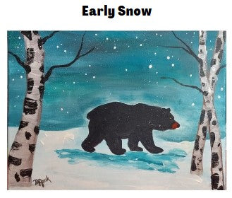 "Early Snow" DIY Art Kit