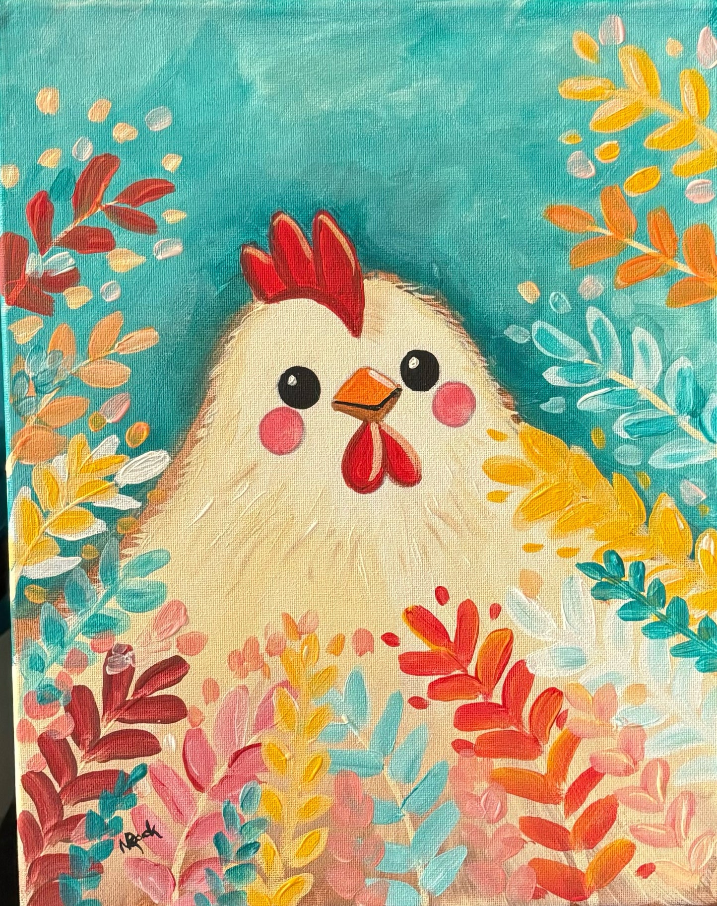 "Happy Hen" Paint-At-Home Kit