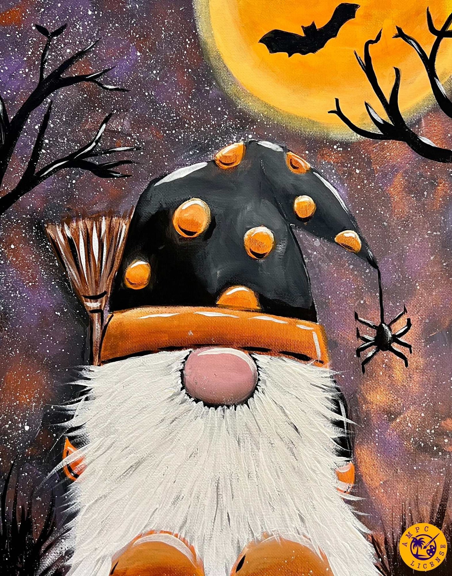 "Hunters Moon Gnome" Paint Party: Thursday, September 24th at 6pm at Taylor's Oak