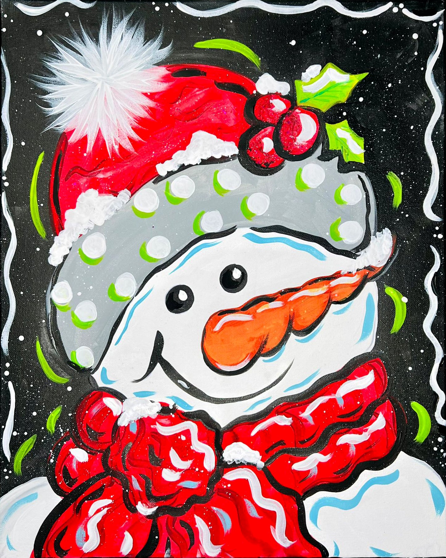 "Joyful Snowman" DIY Art Kit