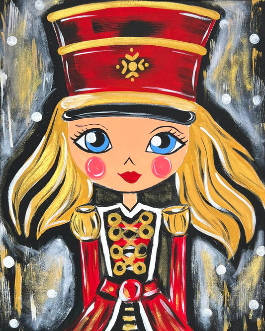 "Mrs. Nutcracker" DIY Art Kit