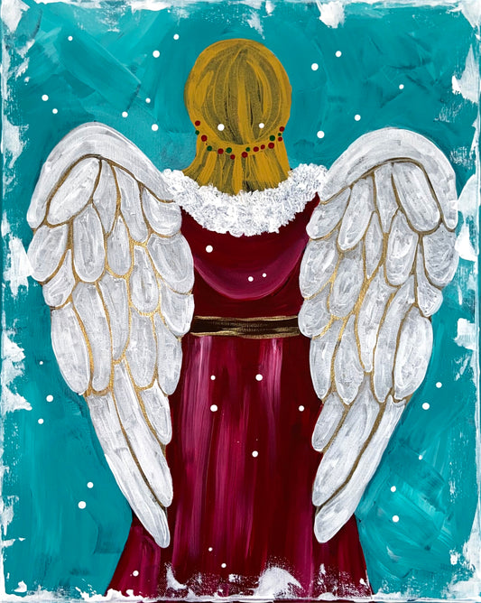 "Winter Angel" DIY Art Kit