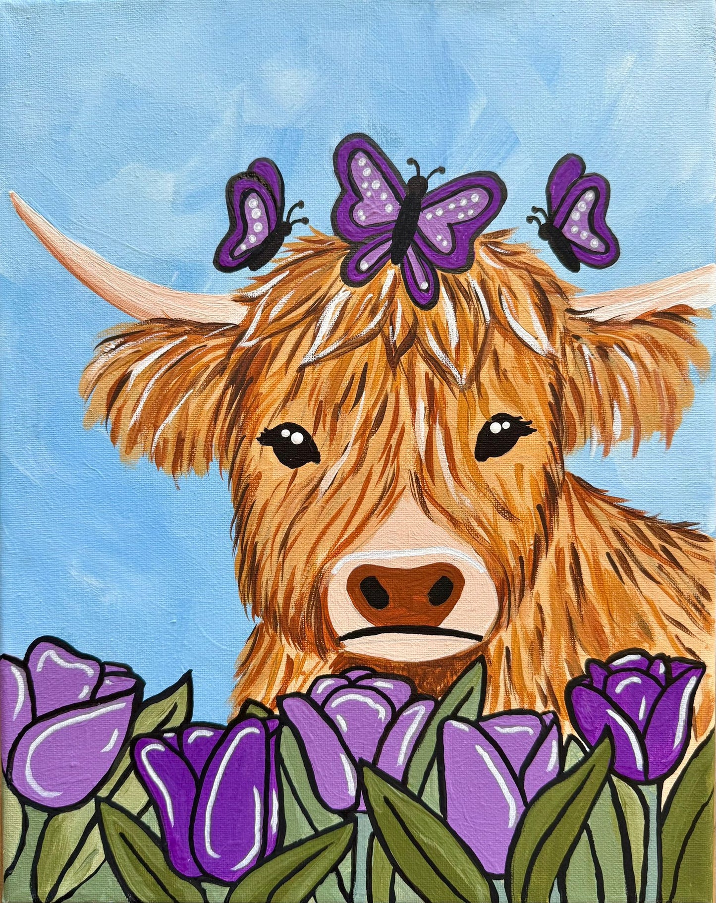 "Coo in Bloom" Paint Party: Thursday, February 19 at 6:30pm at Eagle Creek Golf & Grill