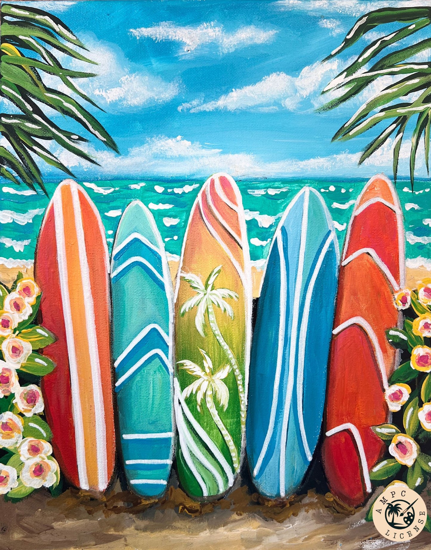 "Surf's Up" Paint-At-Home Kit