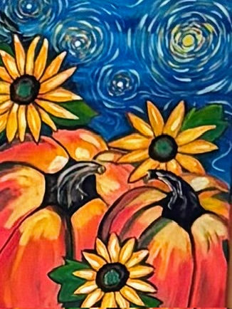 "Starry Night Harvest" DIY Art Kit