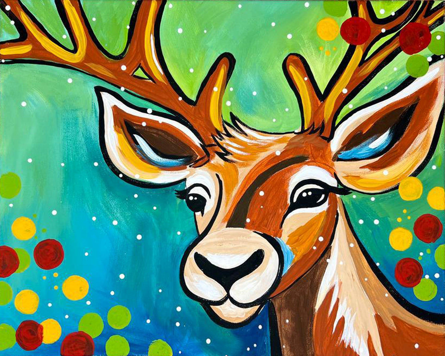 "Reindeer Ronnie" DIY Art Kit
